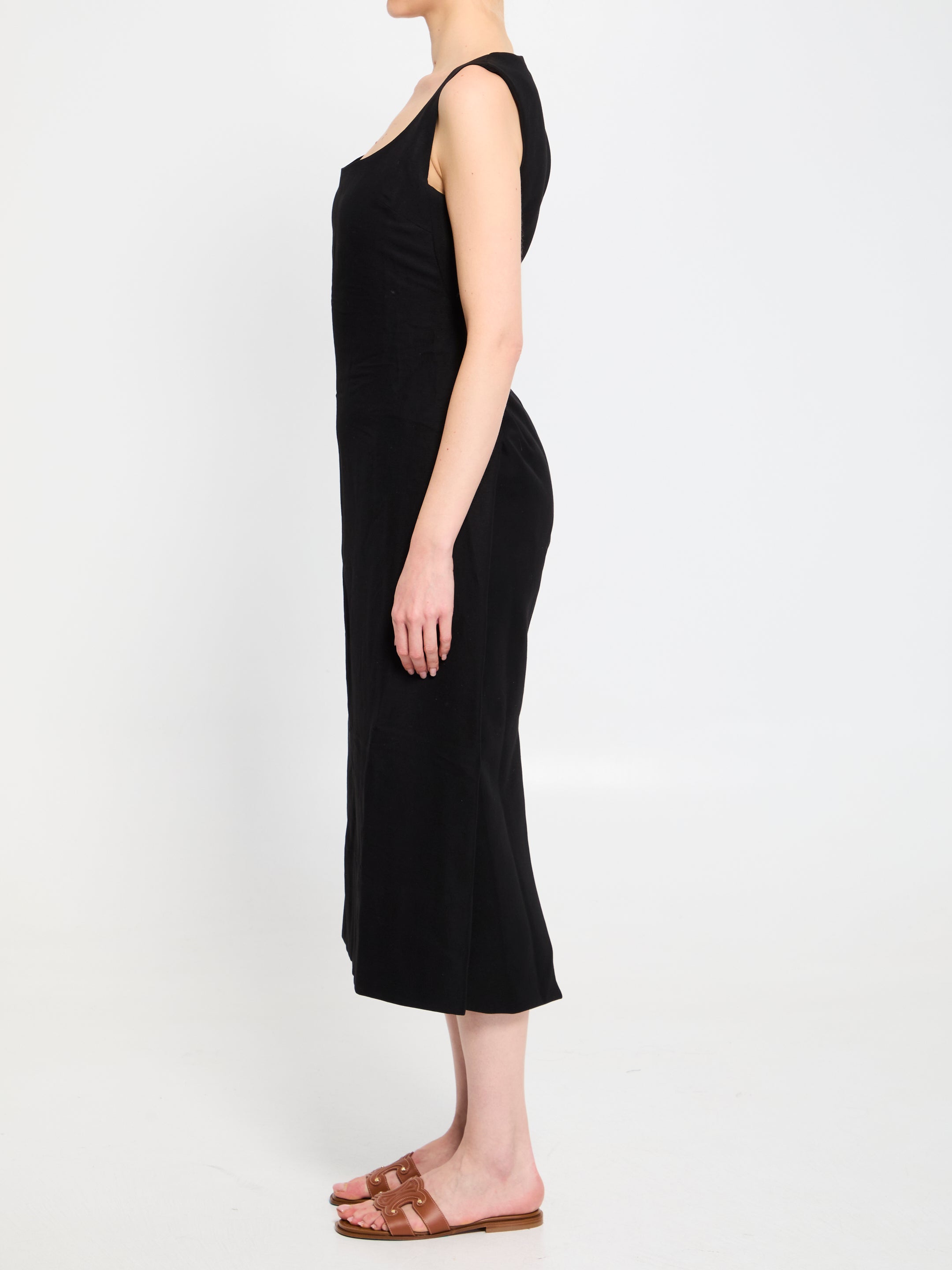 JACQUEMUS 36 tablier midi dress