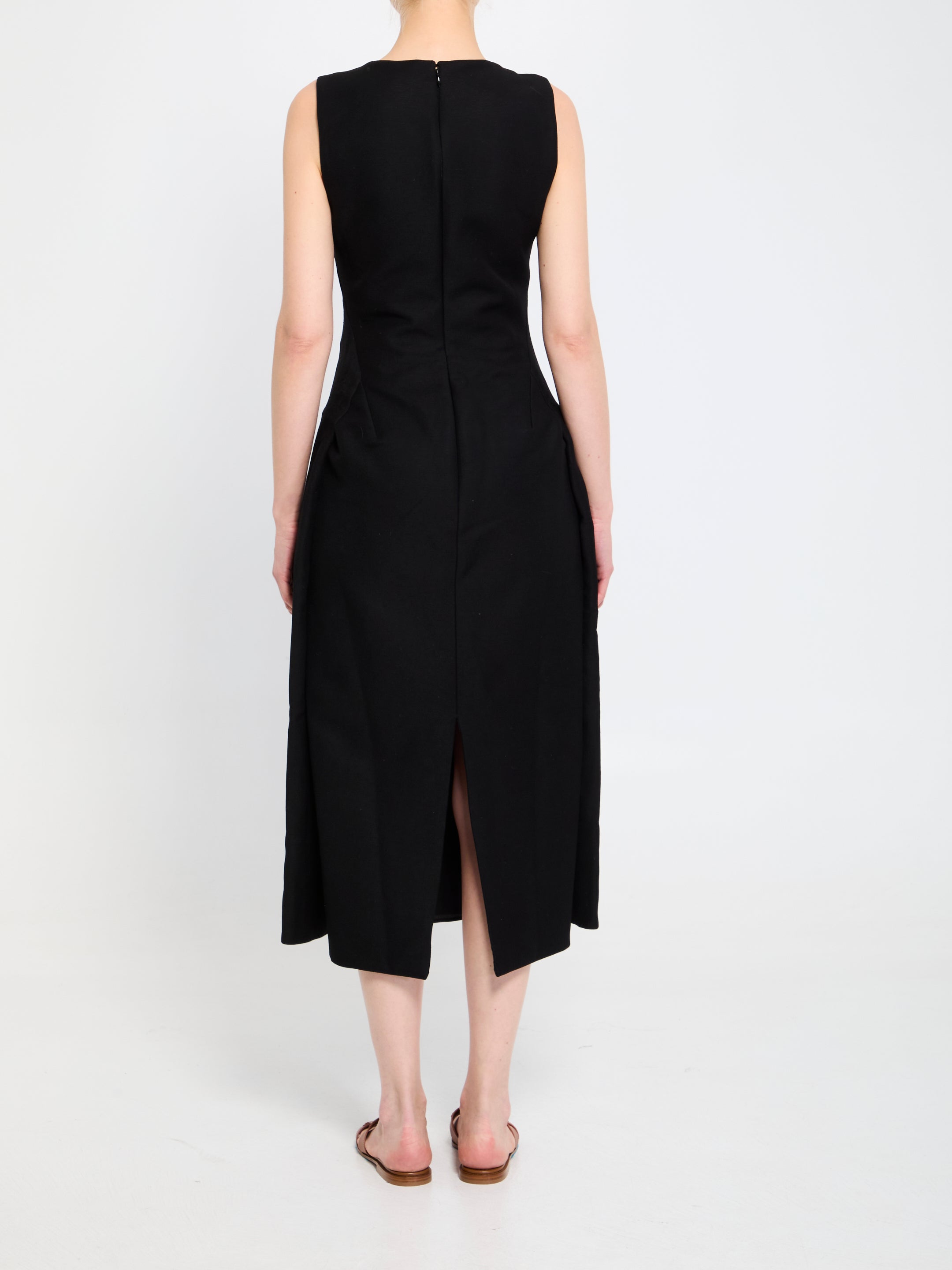 JACQUEMUS 36 tablier midi dress
