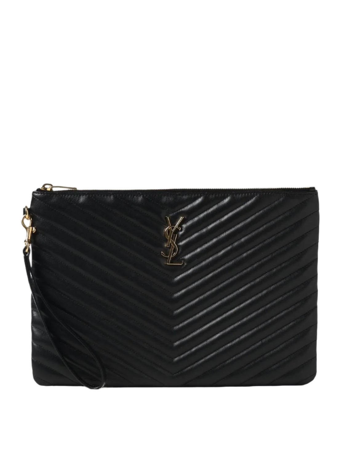 Medium Cassandre Matelasse Quilted Wristlet Pouch