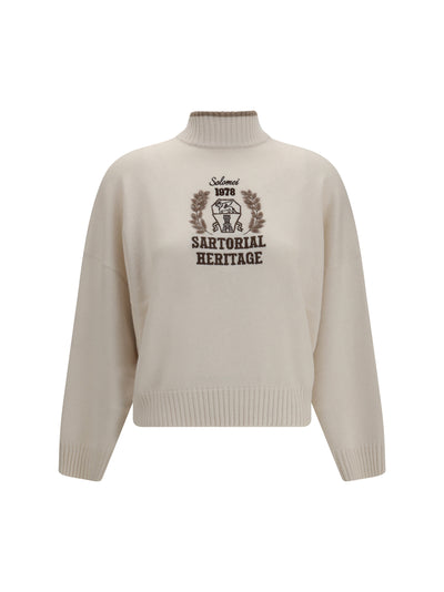 high neck sweater