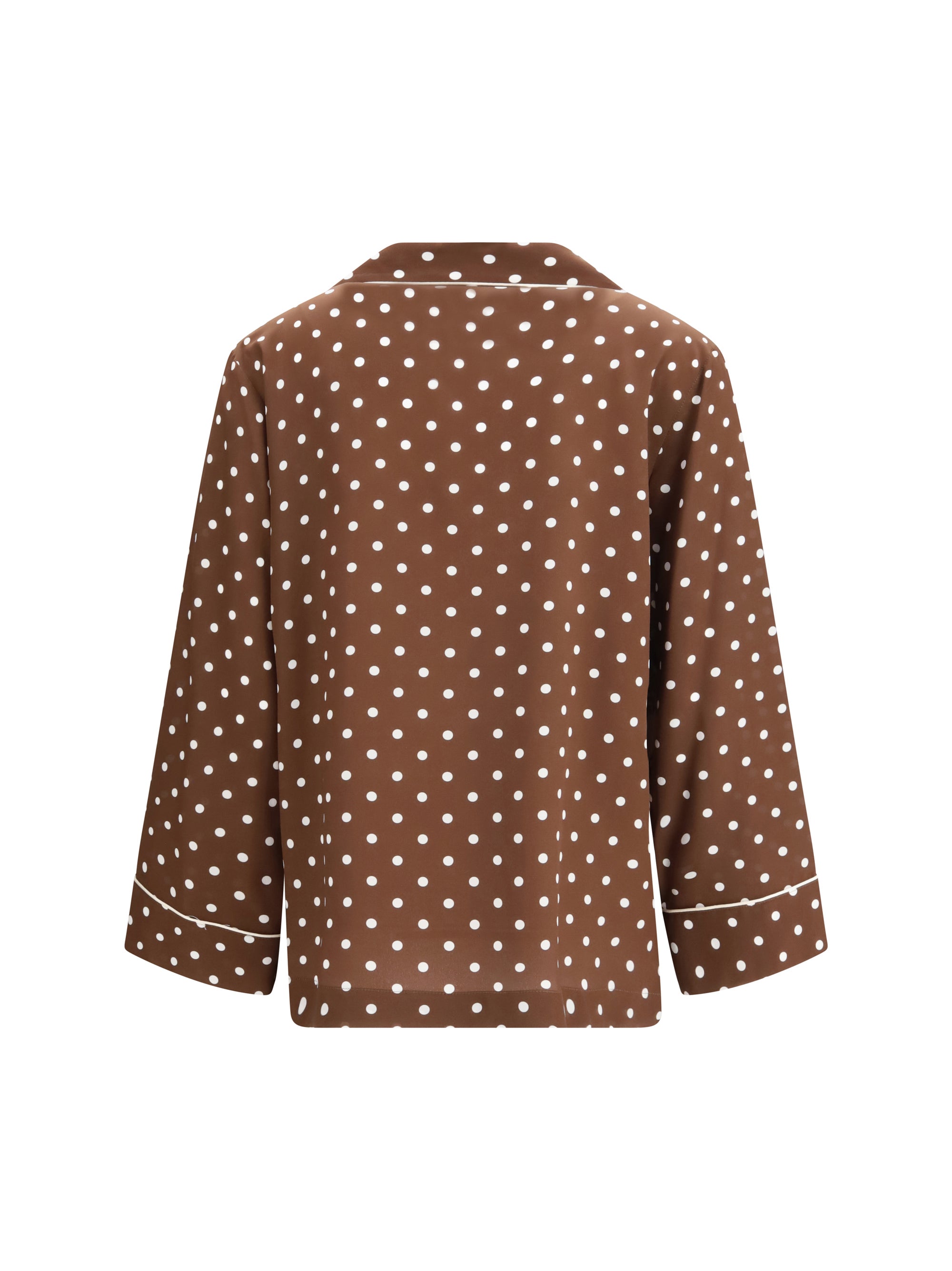 P.A.R.O.S.H. L polka-dot silk shirt