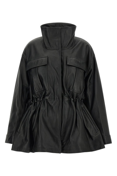the rohe sculpturaj leather jacket redefines the volumes of contemporary outerwe