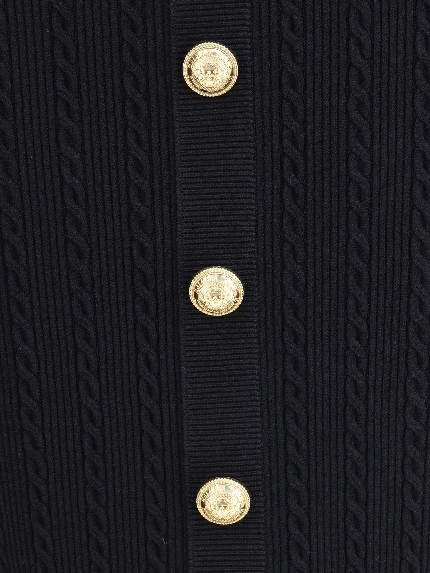 BALMAIN 36 knit midi skirt