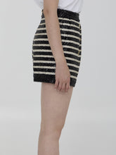 BALMAIN 38 sequined shorts