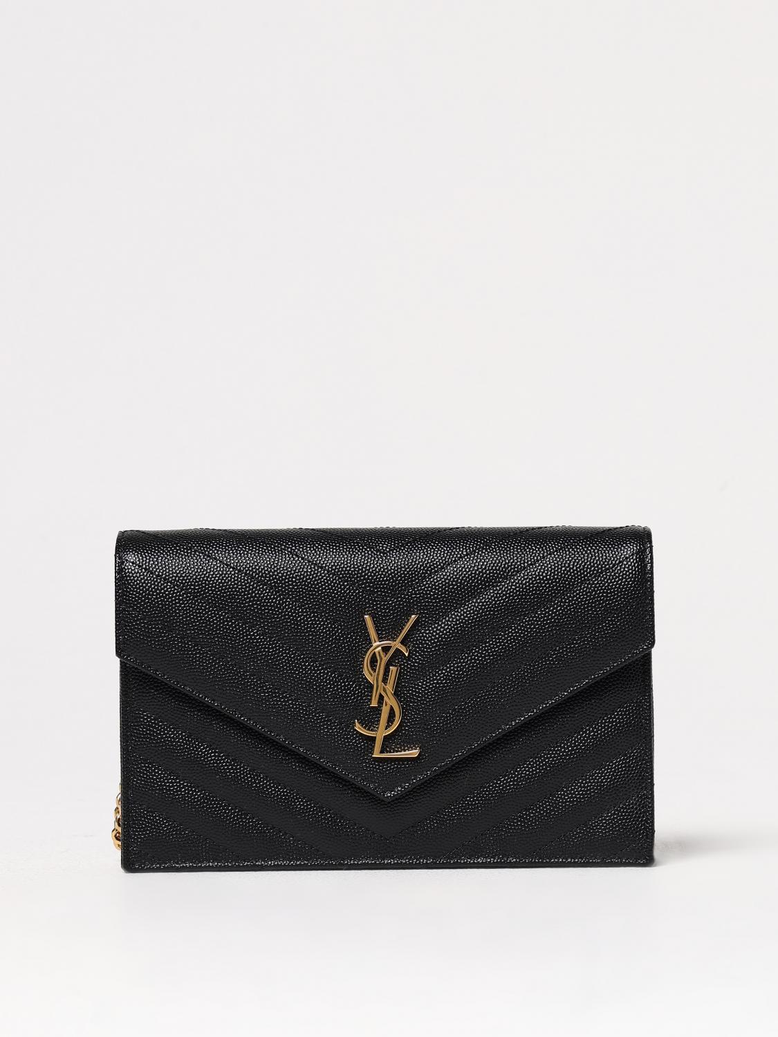 SAINT LAURENT Cassandre Matelasse Chain Wallet
