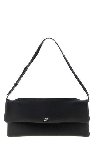smooth calf leather wrist clutch