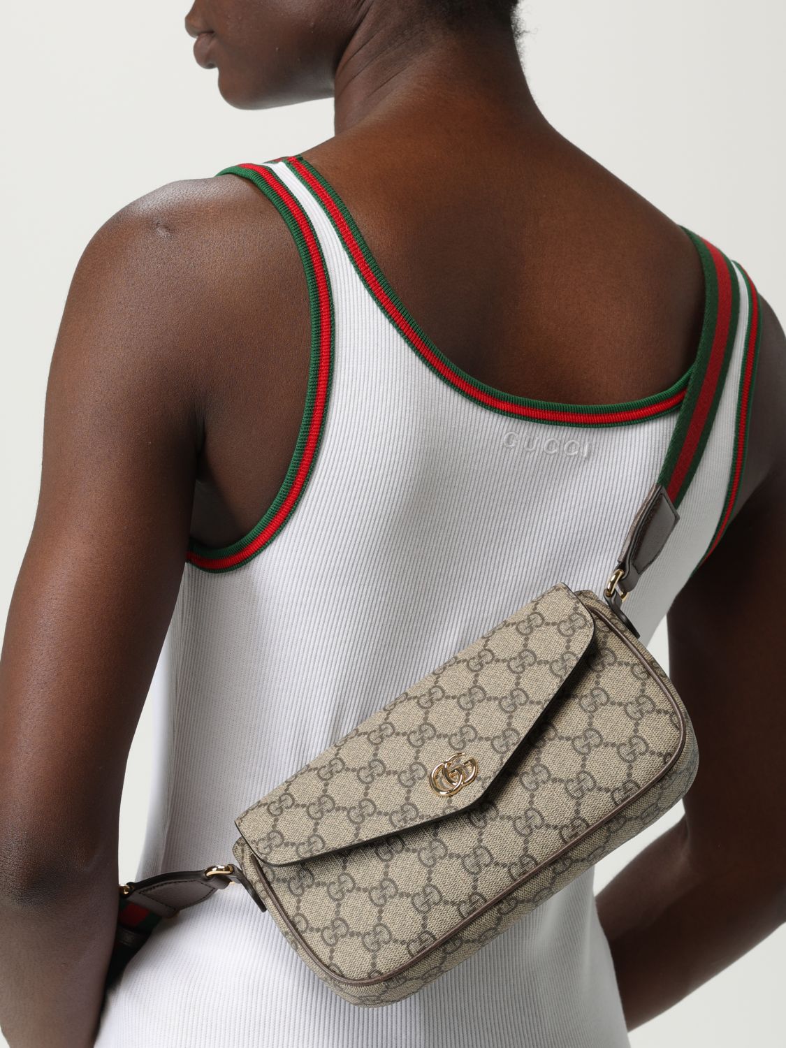 Gucci Ophidia Pochette Canvas Mini Bag