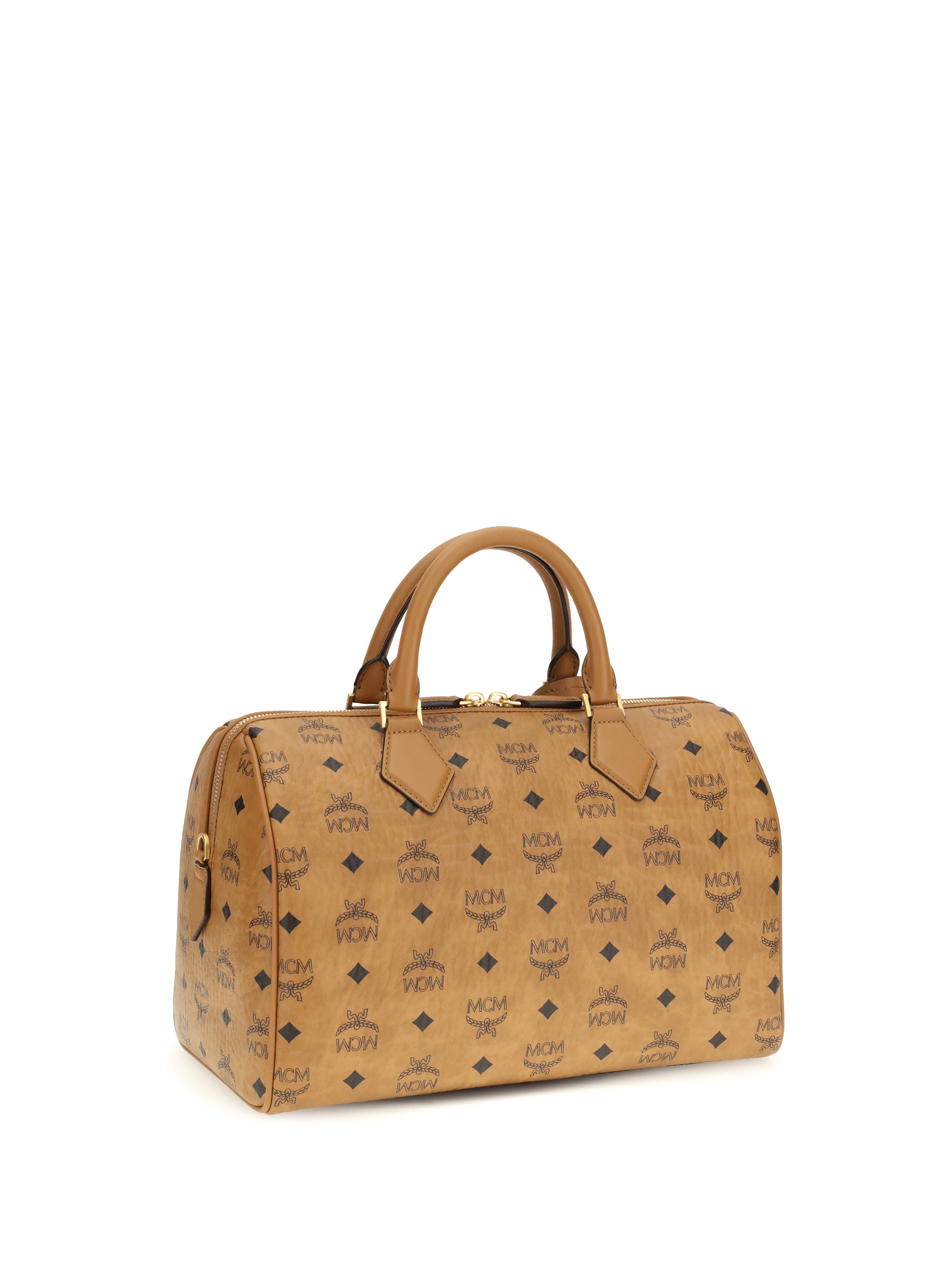 MCM OS ella printed canvas handbag