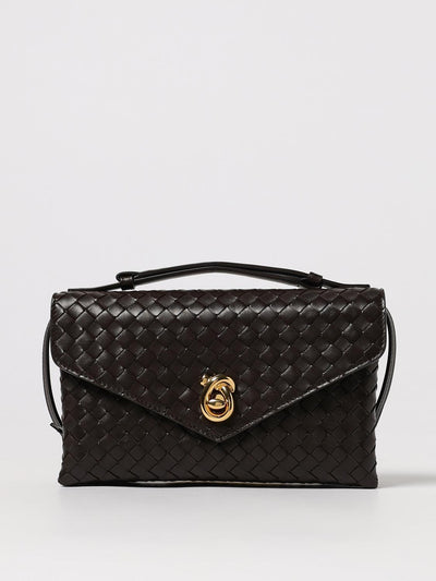 Intrecciato Knot Lock Leather Bag