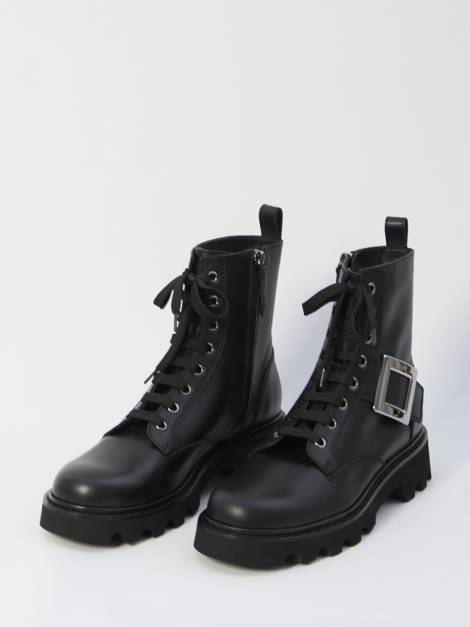 ROGER VIVIER 36½ viv rangers combat boots
