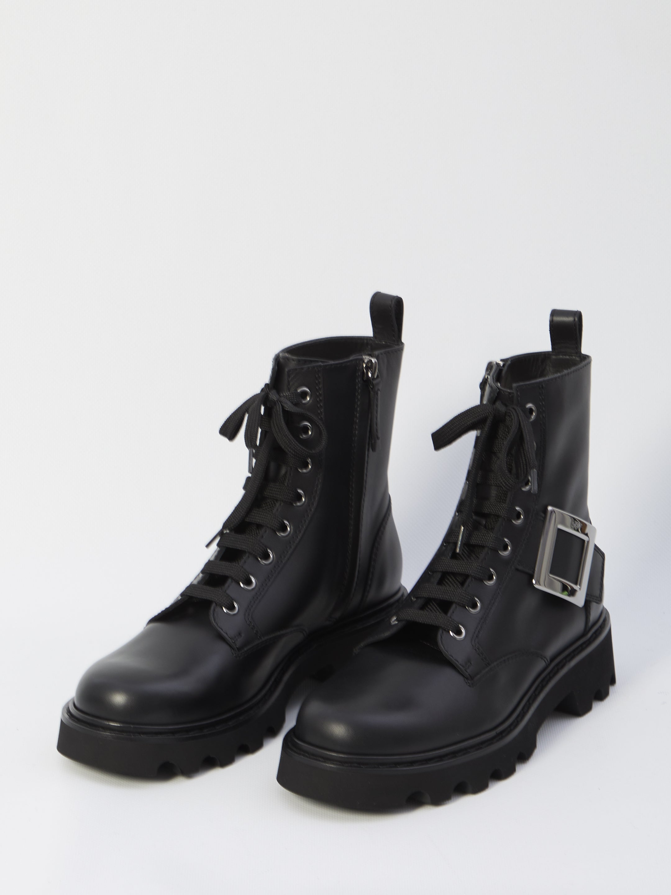ROGER VIVIER 36½ viv rangers combat boots