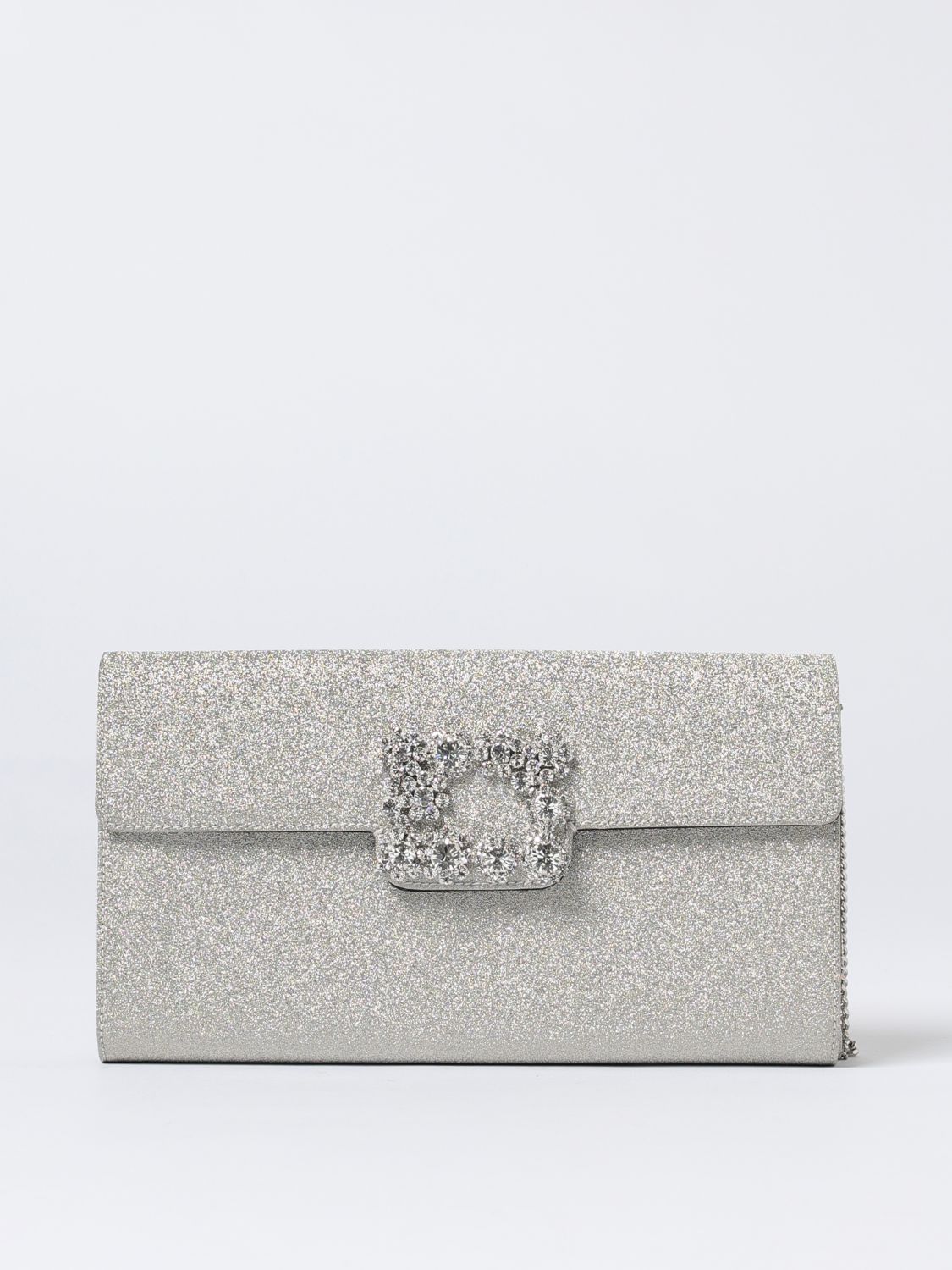roger-vivier-woman-s-clutch-rbwamfd0200jqo-silver