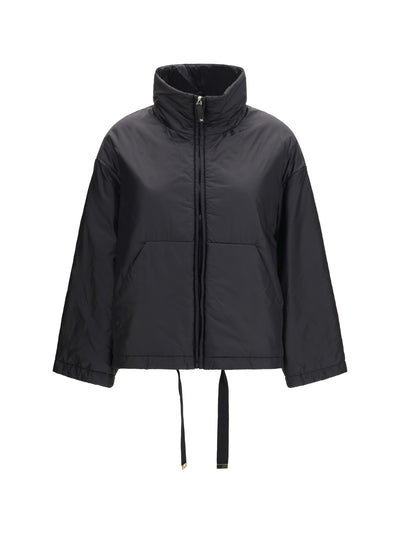 short padded jacket in water repellent canvas