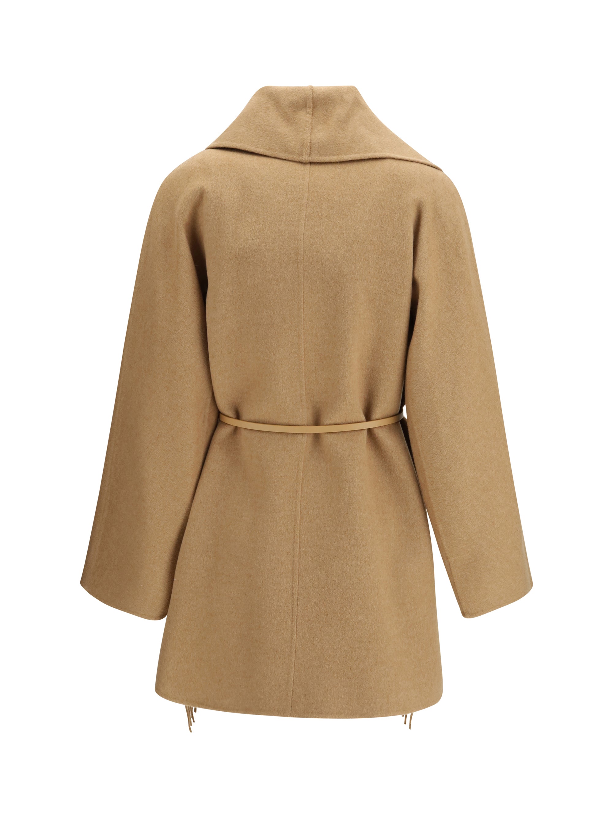 MAX MARA 38 camel cardigan coat