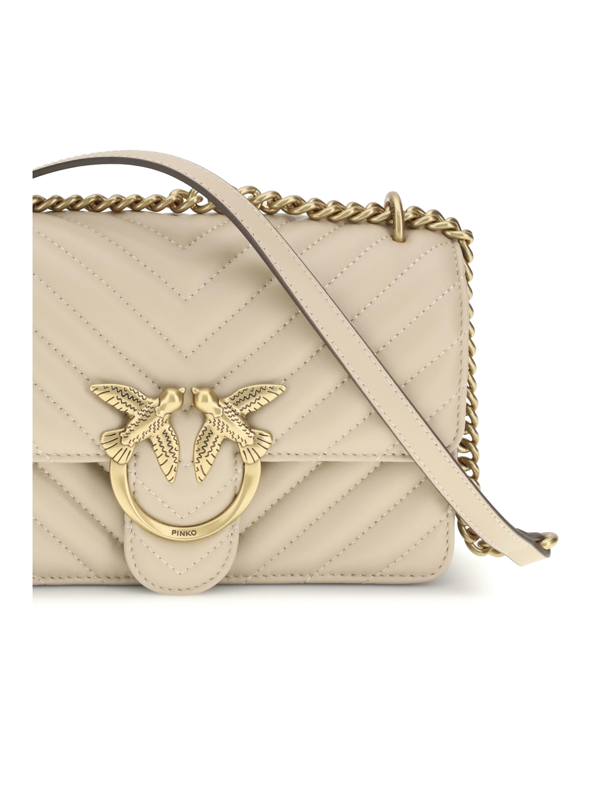 PINKO OS mini love shoulder bag