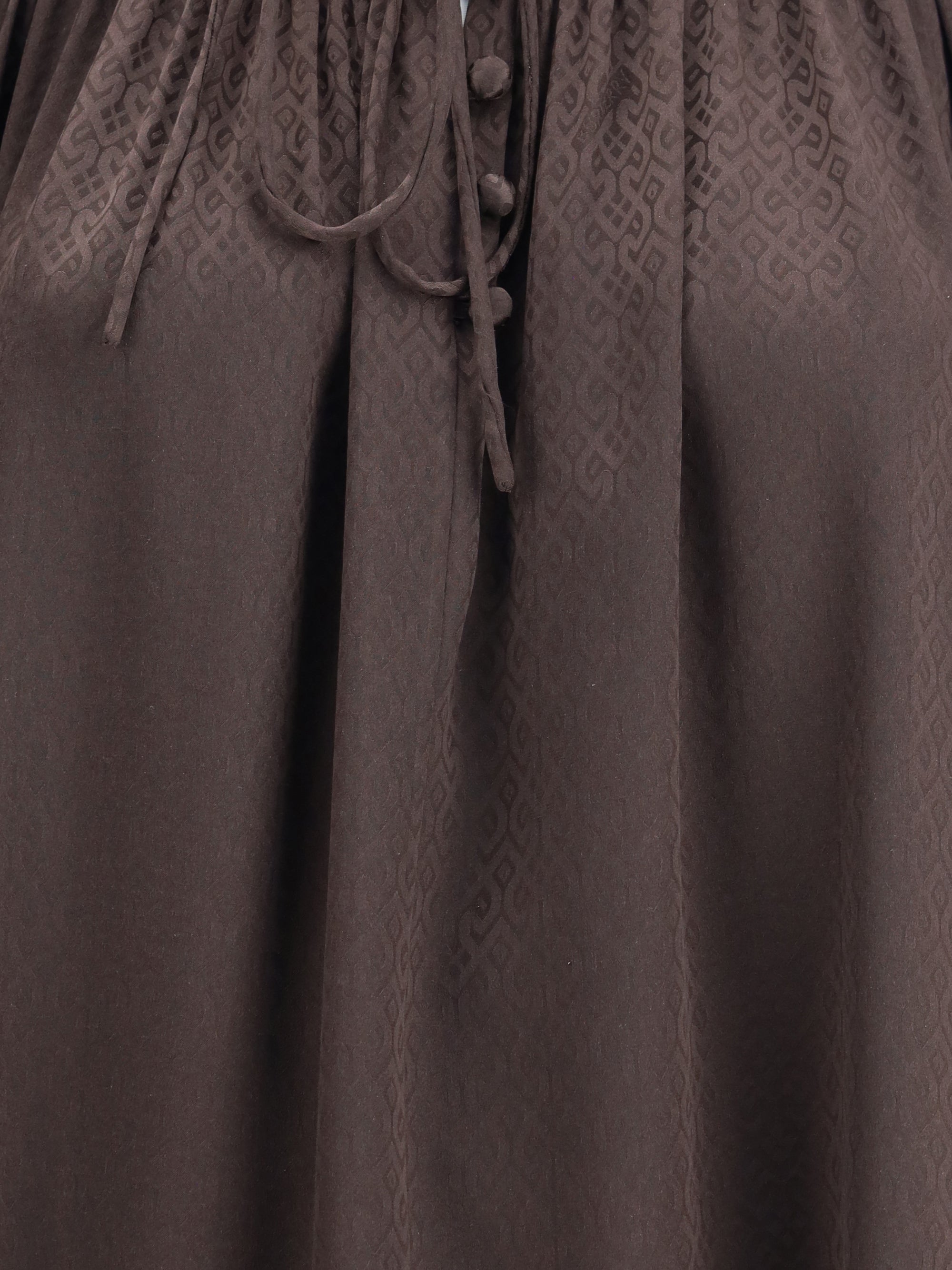 BURBERRY 6 geometric silk blouse