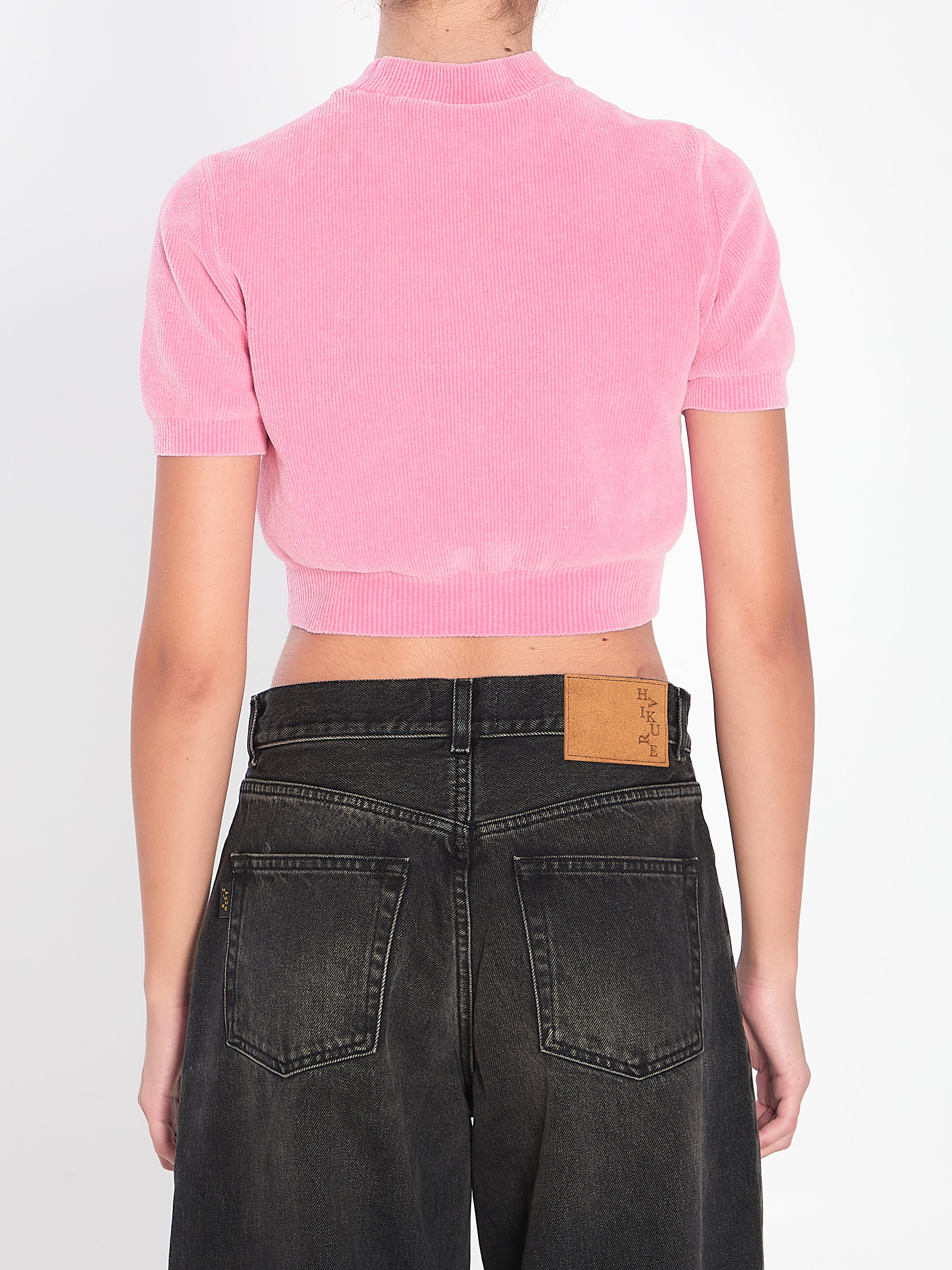 ALEXANDER WANG M chenille pullover in cotton blend with logo