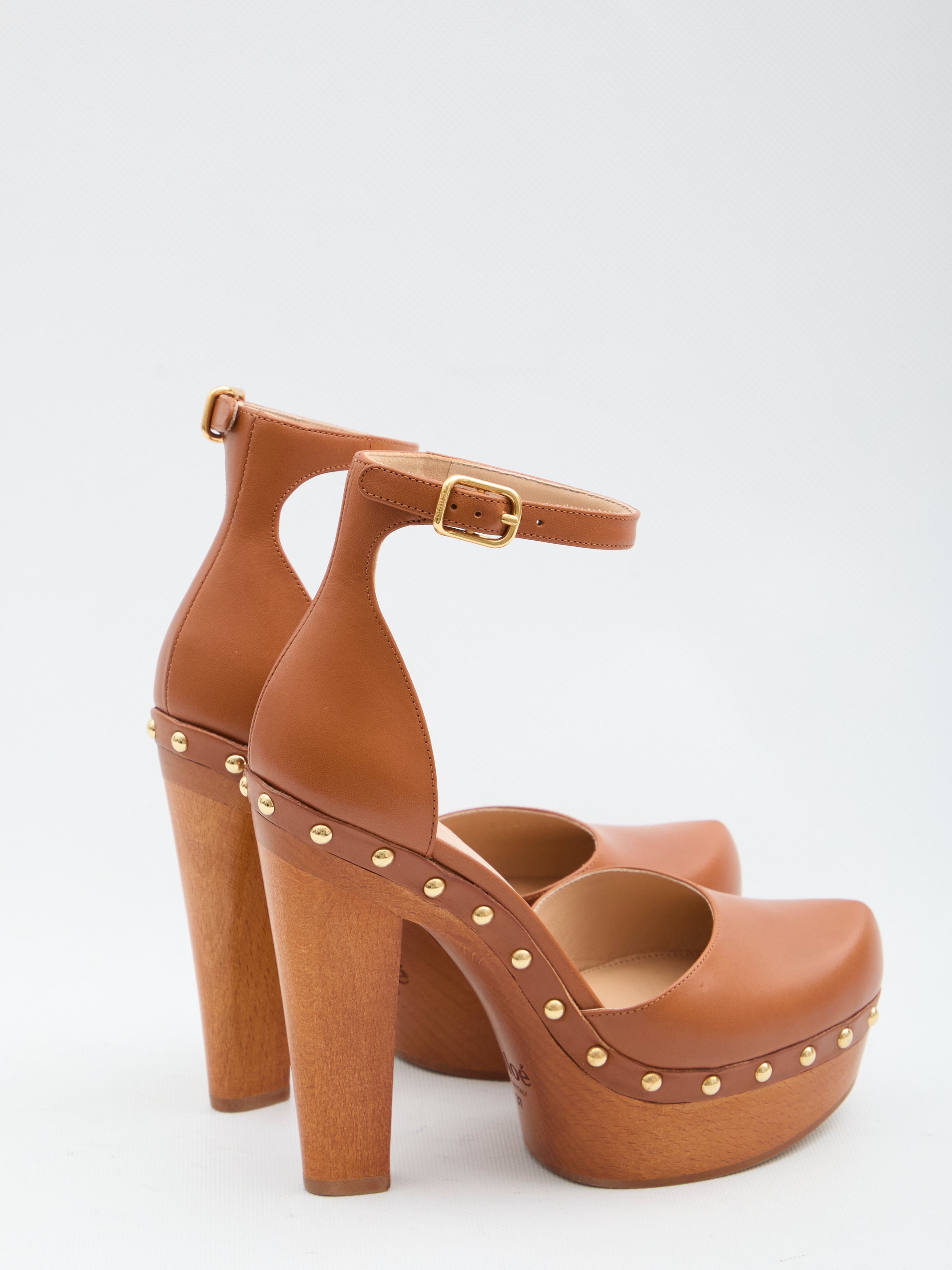 CHLOE 36 lola platform pumps