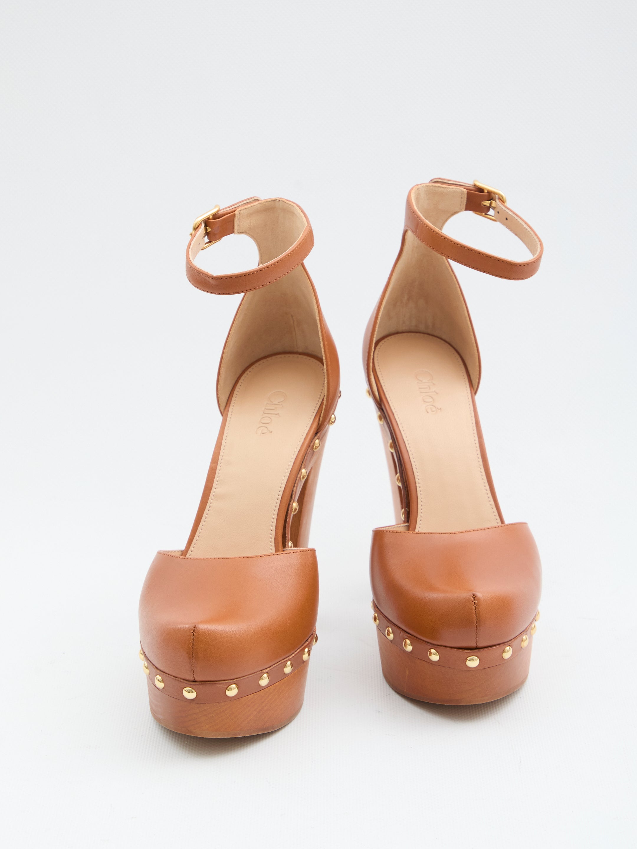 CHLOE 36 lola platform pumps