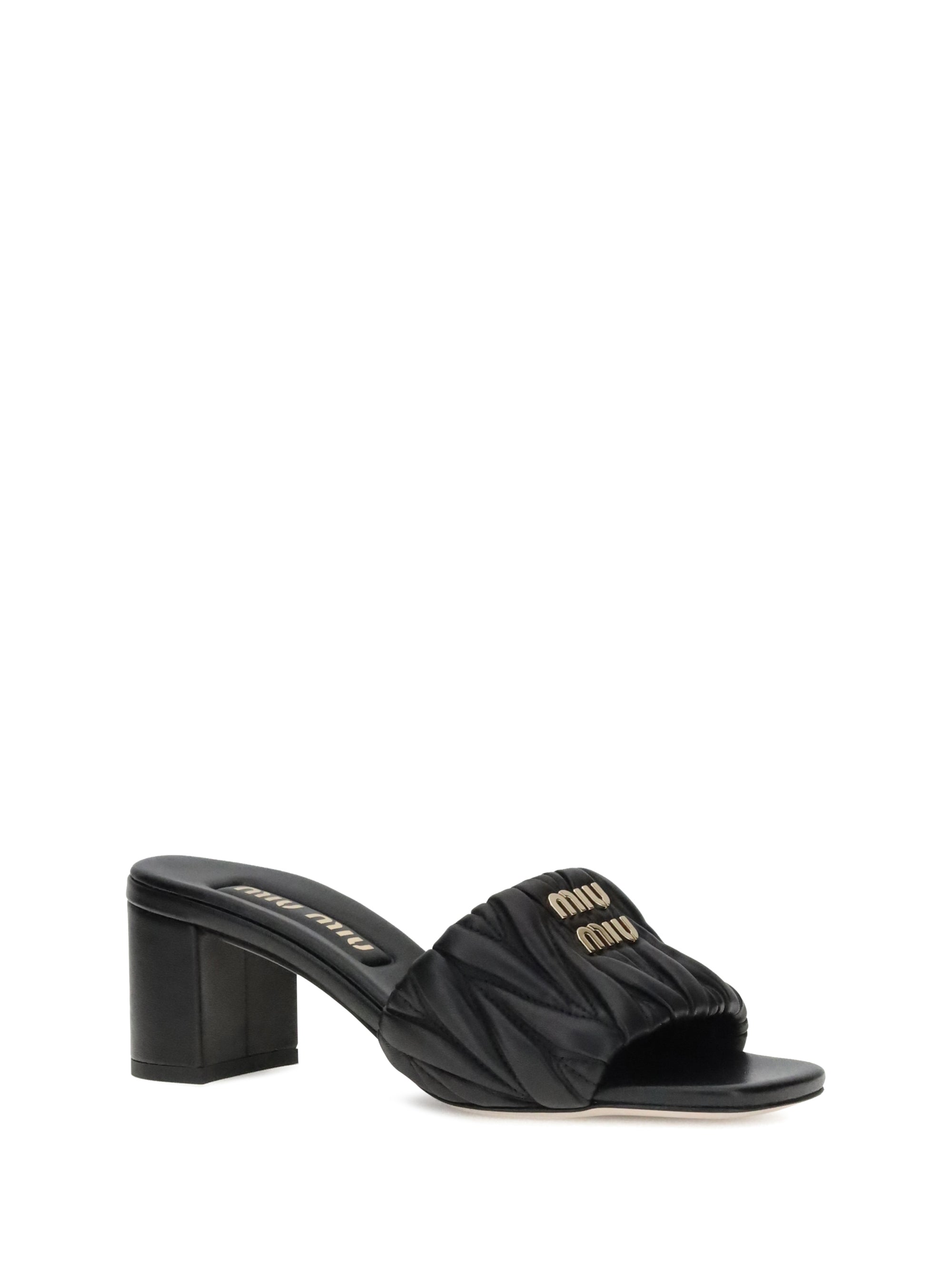 MIU MIU 36.5 logoed sandals