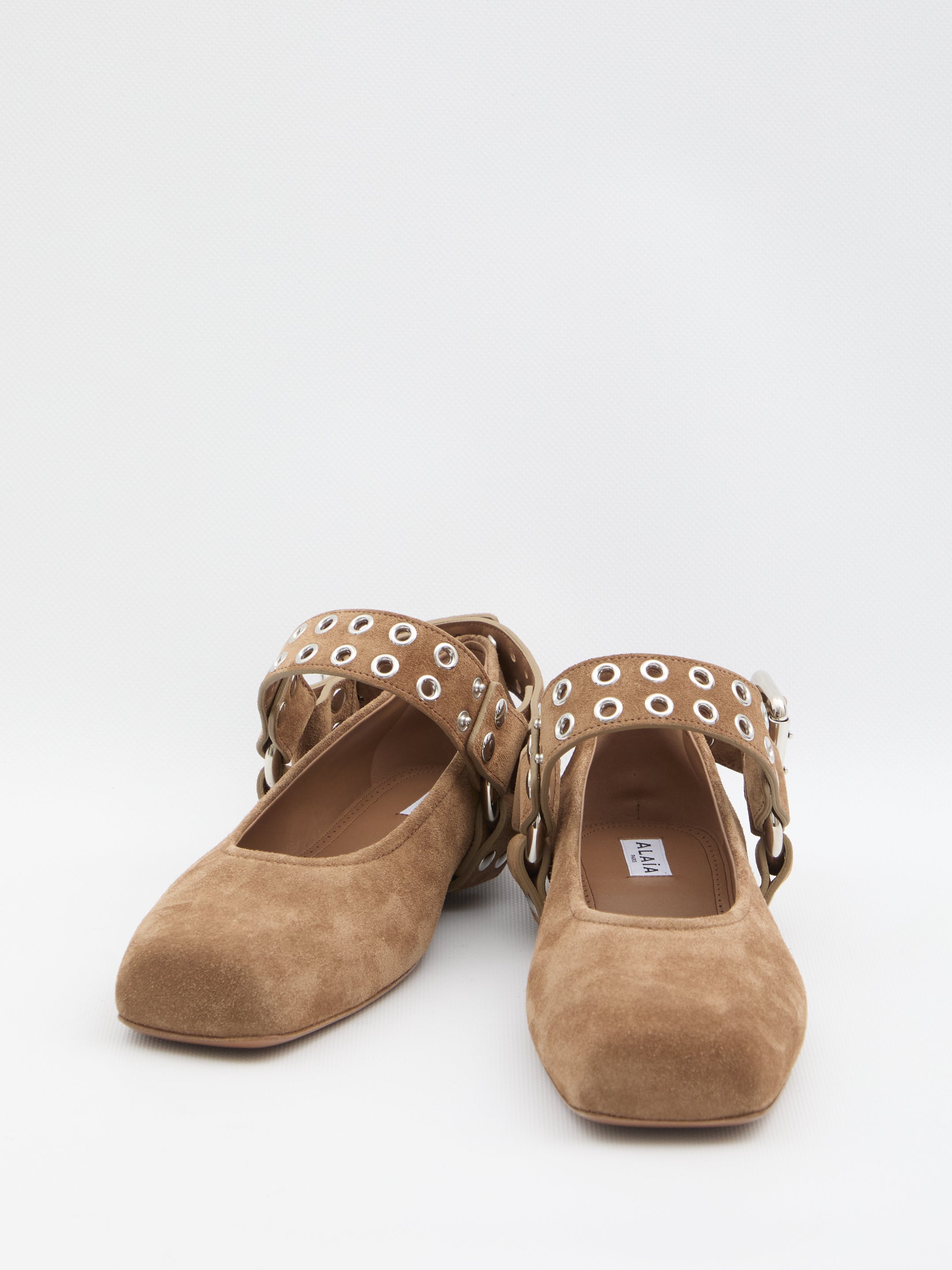 ALAIA 36 suede ballet flats