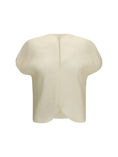 briar silk organza top