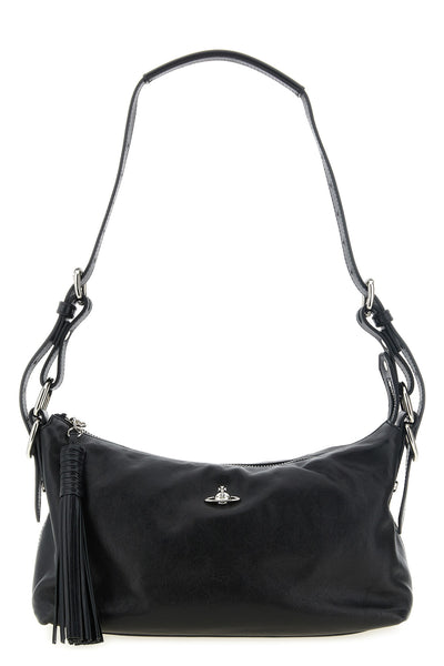 the vivienne westwood emma shoulder bag is distinguished by a softly unstructu
