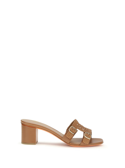 woven leather sandals