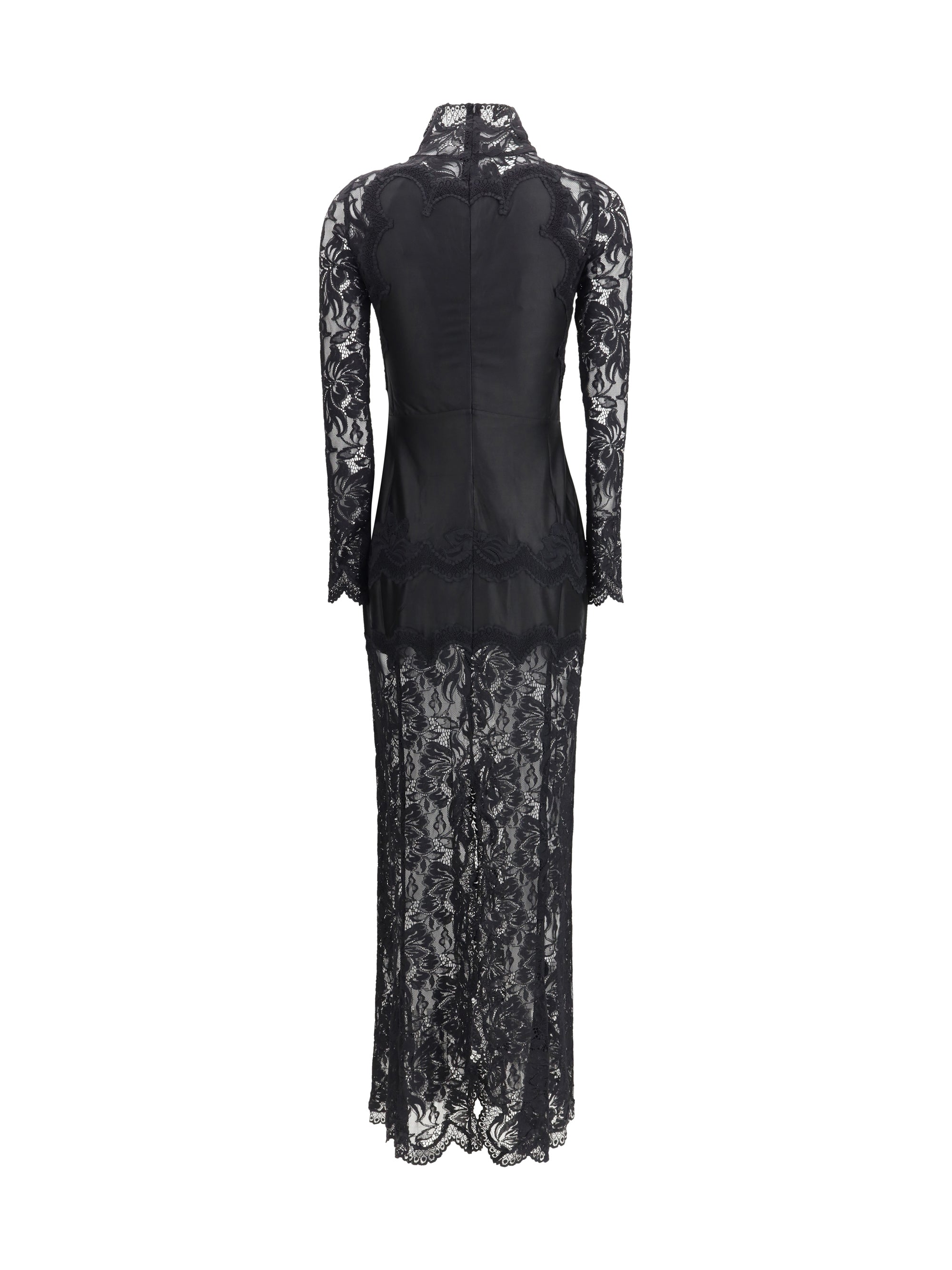 RABANNE 40 laced long dress