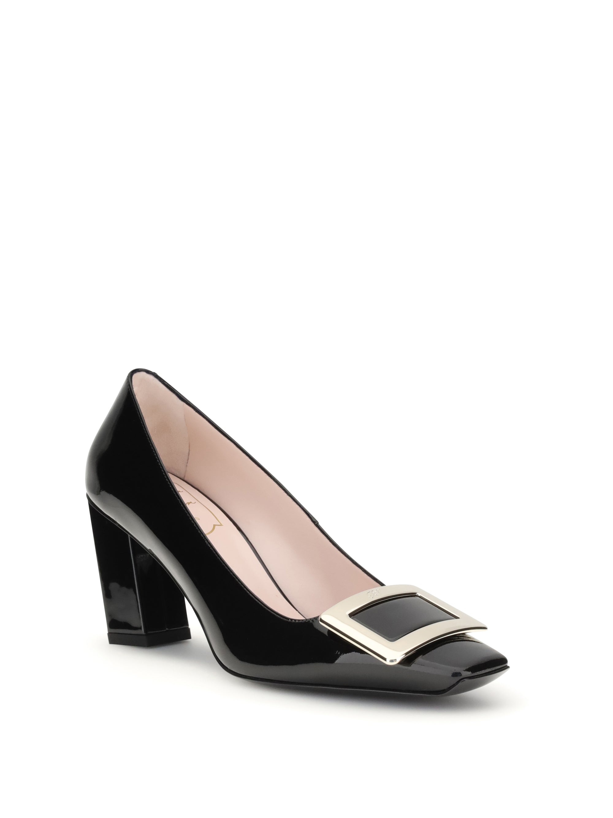 ROGER VIVIER 38.5 patent leather belle vivier pumps