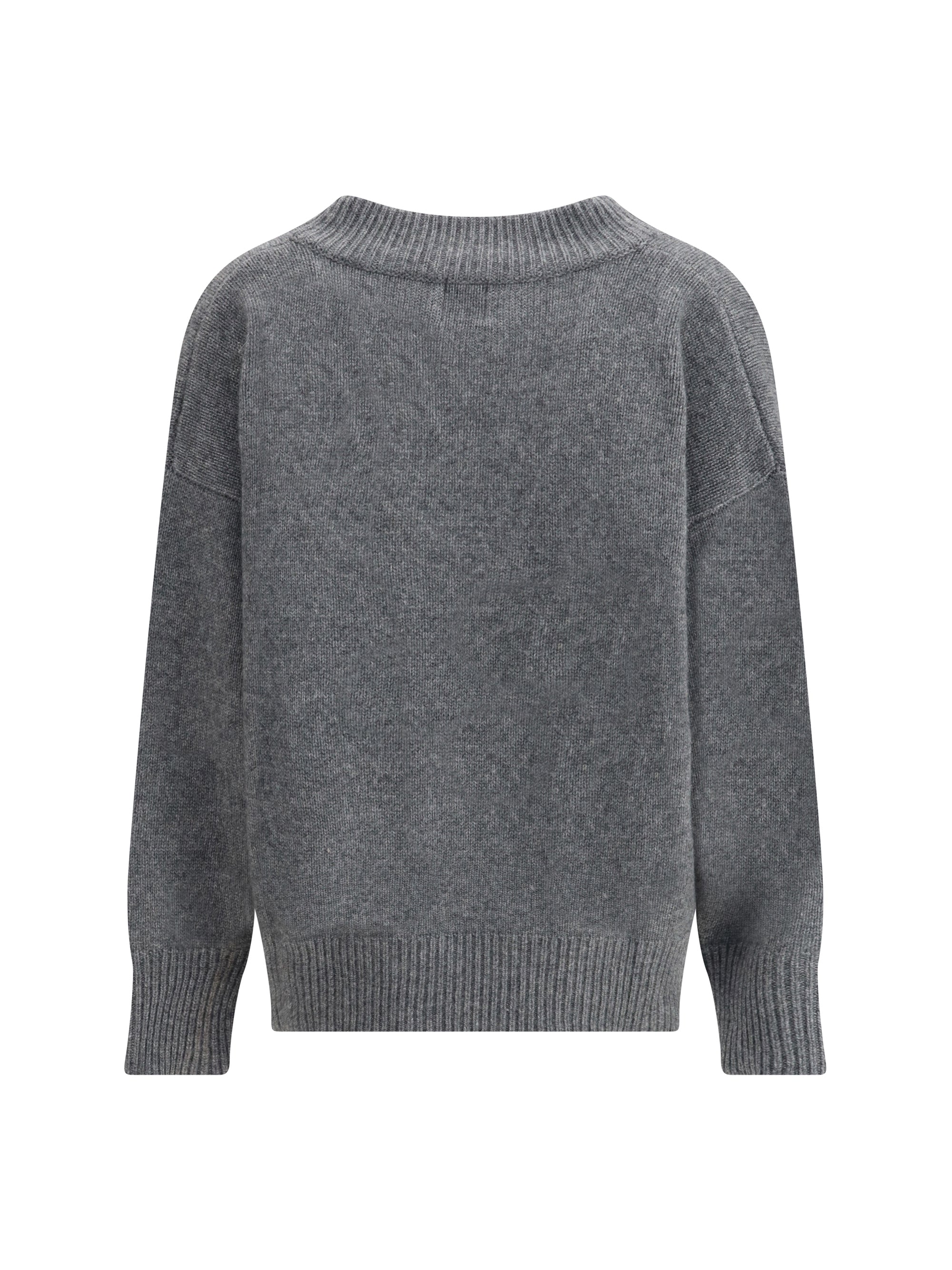 MADELEINE THOMPSON M  v-neck jumper in wool and cashmere