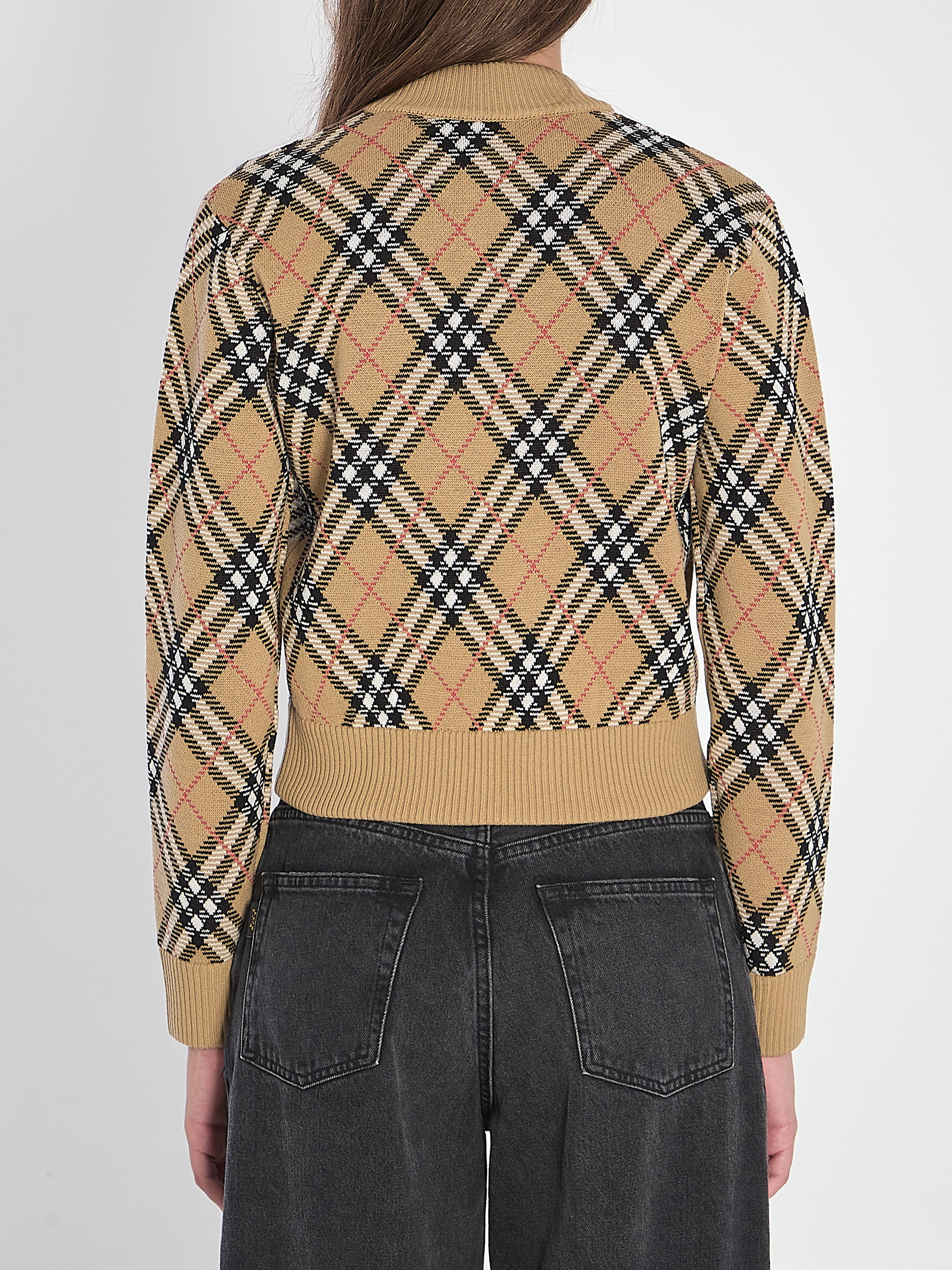 BURBERRY M check sweater