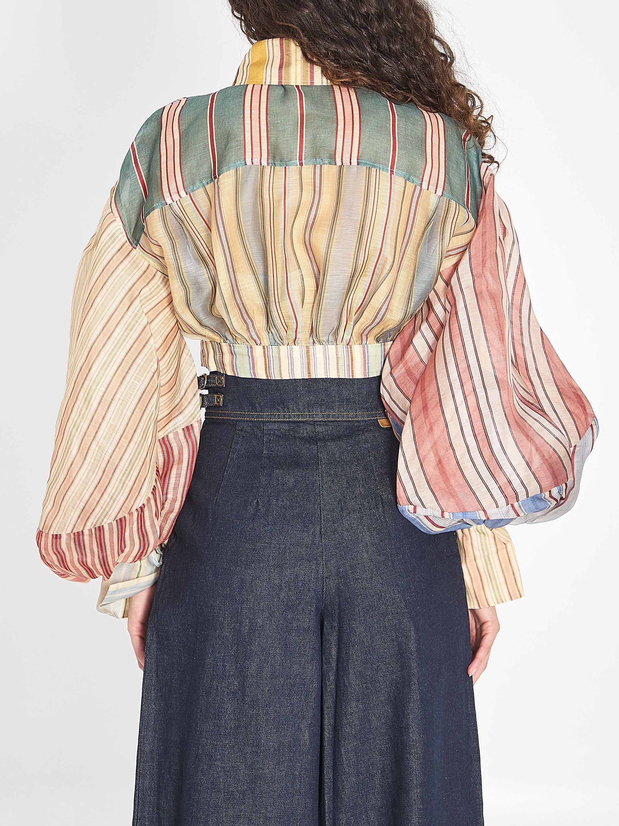 ZIMMERMANN 01 rebellion striped blouse