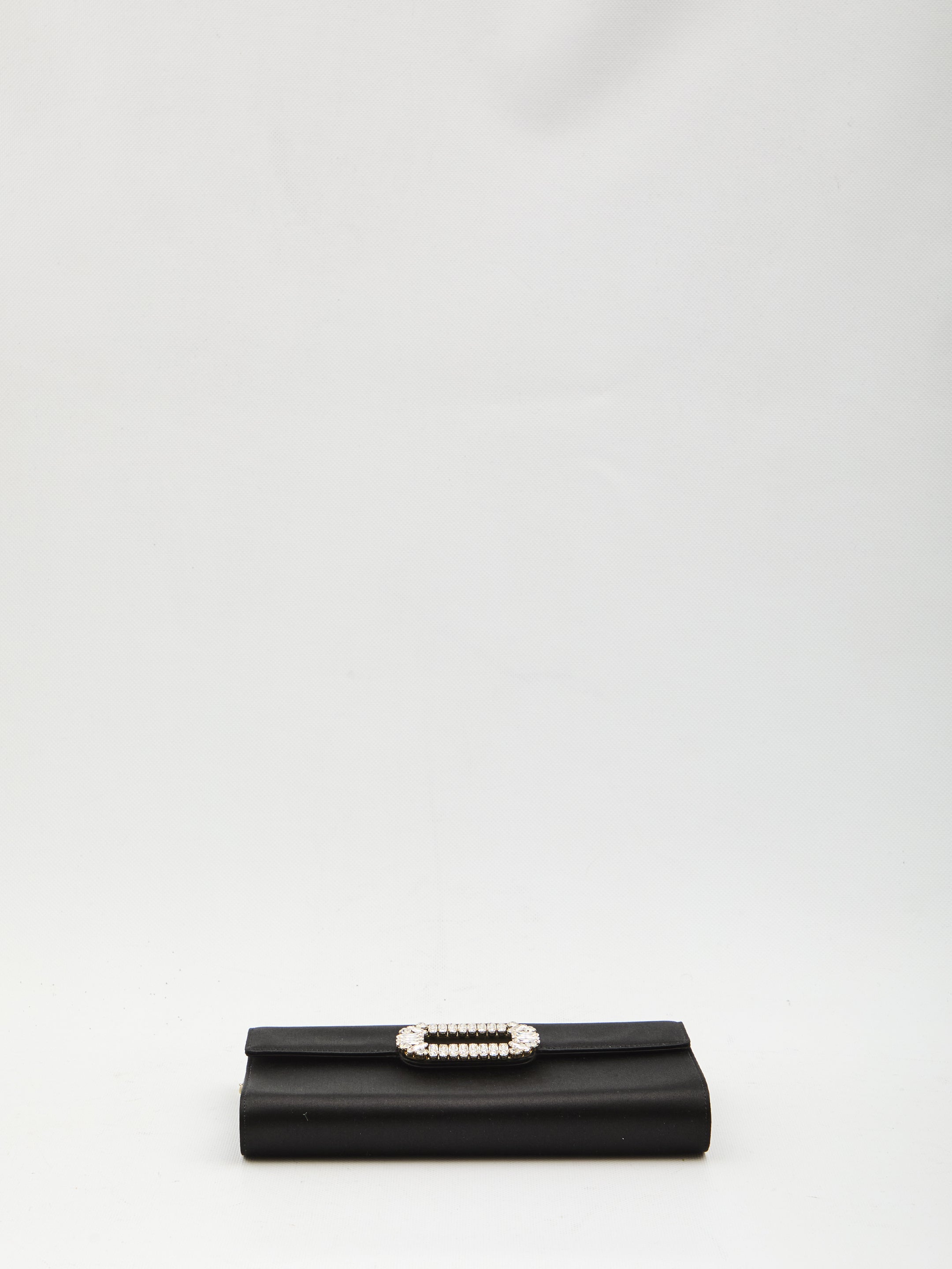 ROGER VIVIER OS satin envelope bag