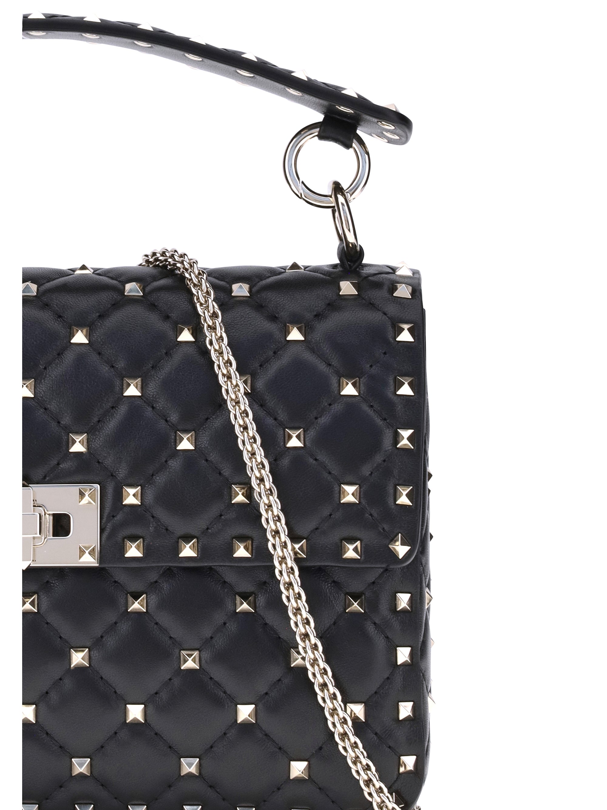 medium rockstud spike shoulder bag