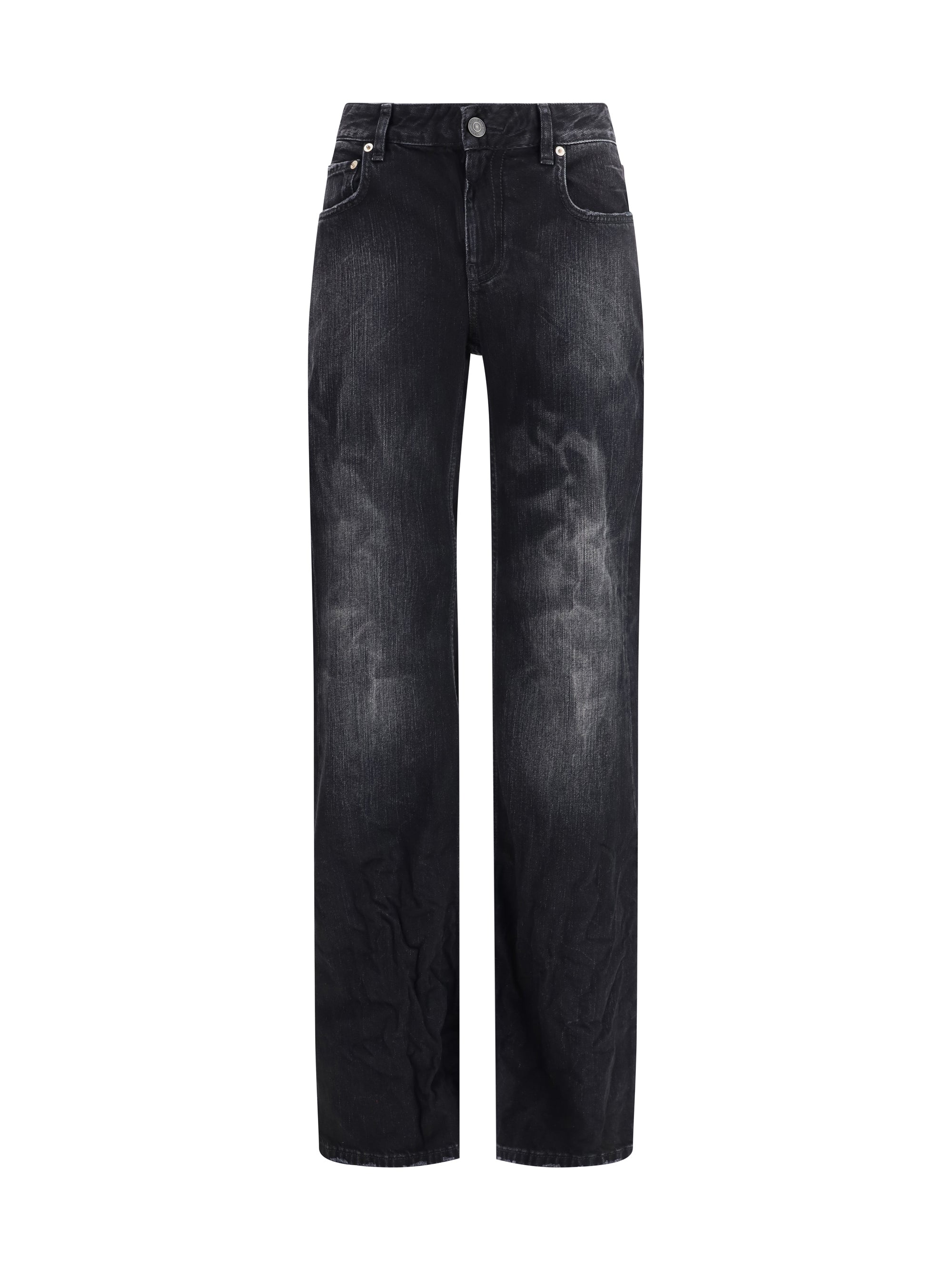 BALENCIAGA 25 wide-leg cotton jeans