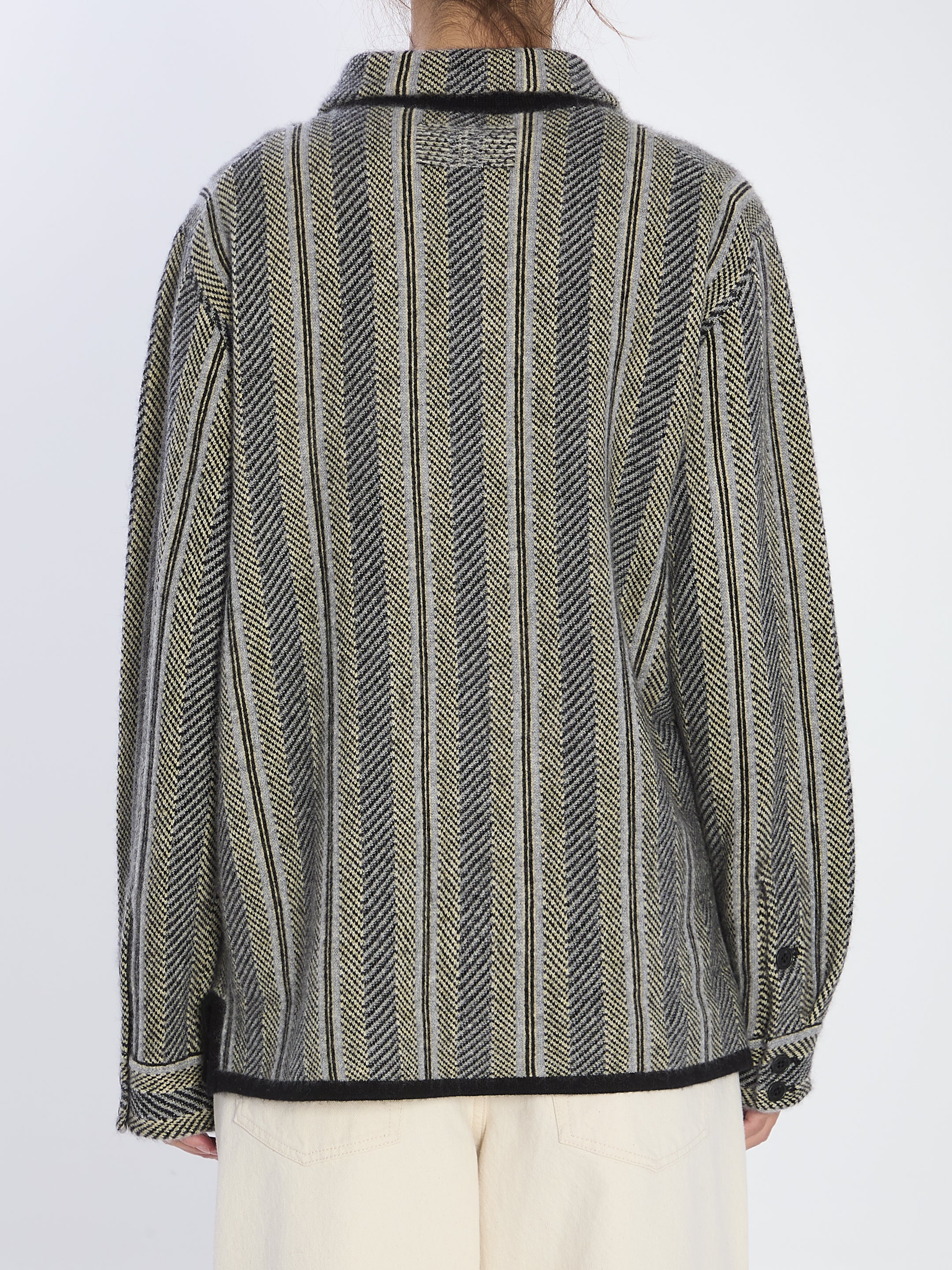 GUEST IN RESIDENCE L stripe work shirt
