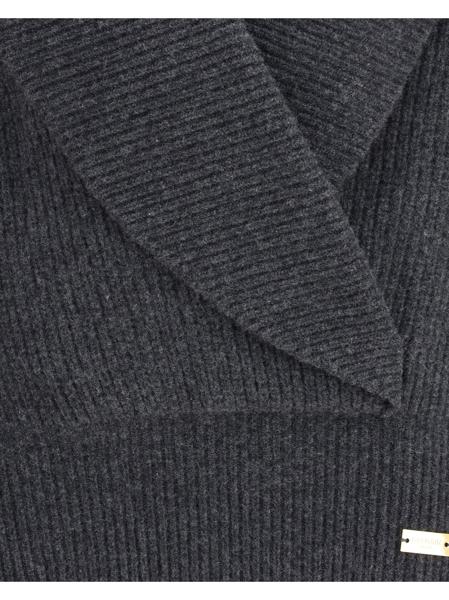 BALMAIN M oversized wrap-effect sweater