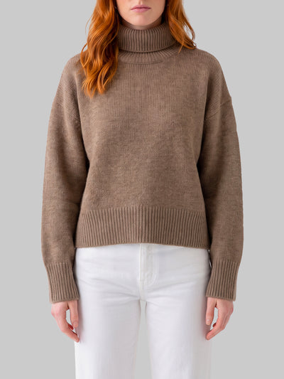 nutmeg jonah turtleneck sweater