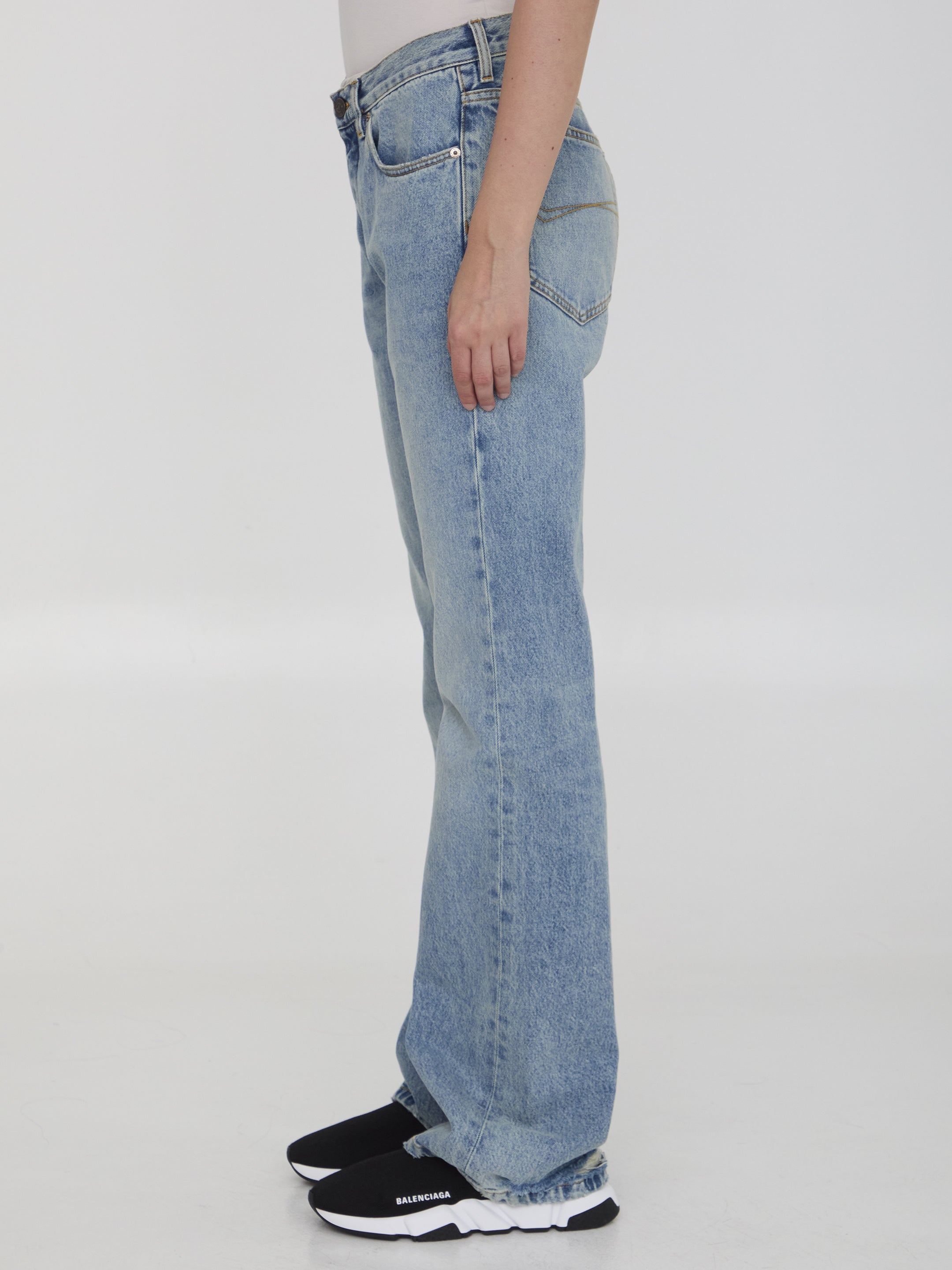 BALENCIAGA 27 low waist straight jeans
