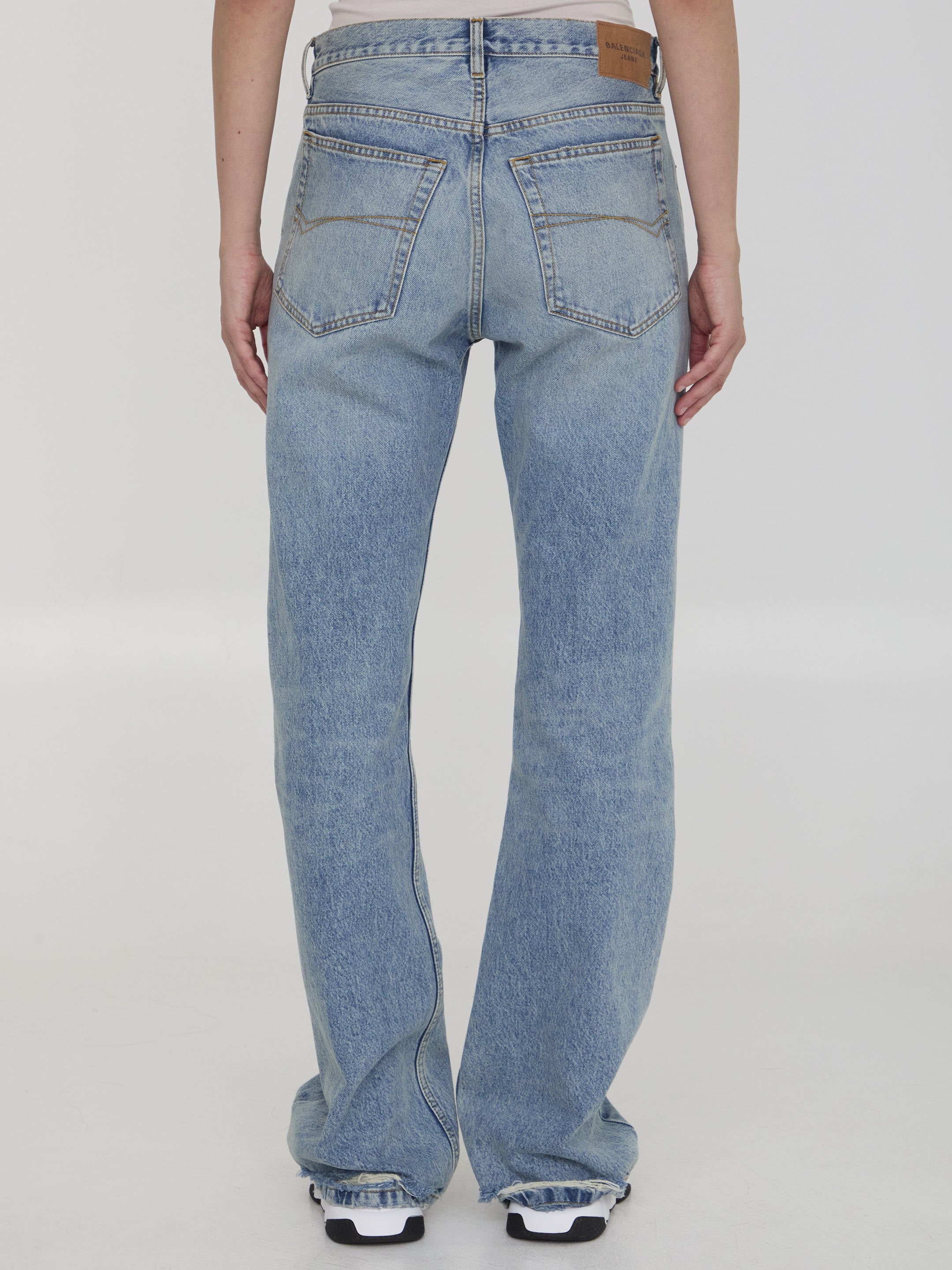 BALENCIAGA 27 low waist straight jeans