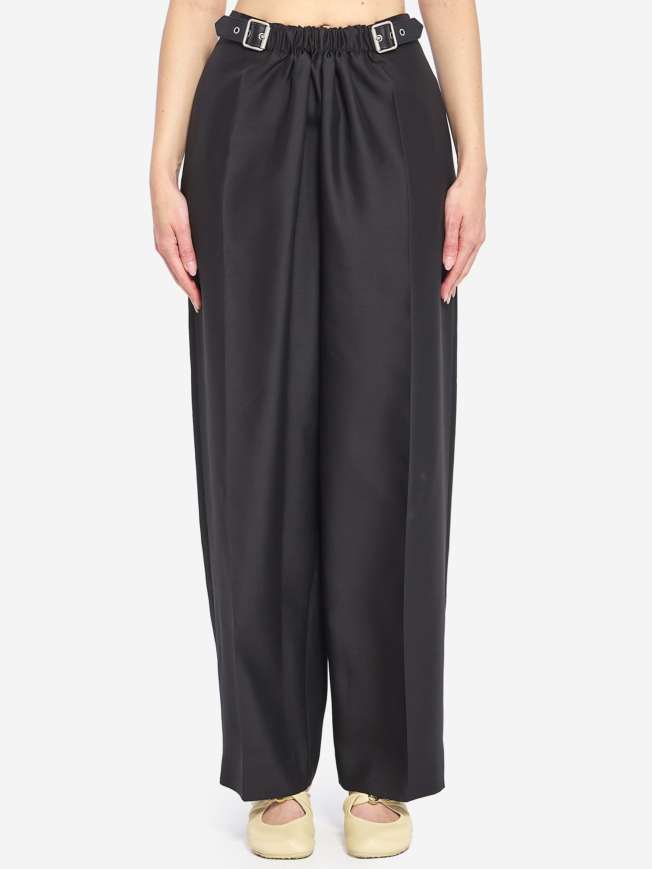 LOEWE 38 belted trousers