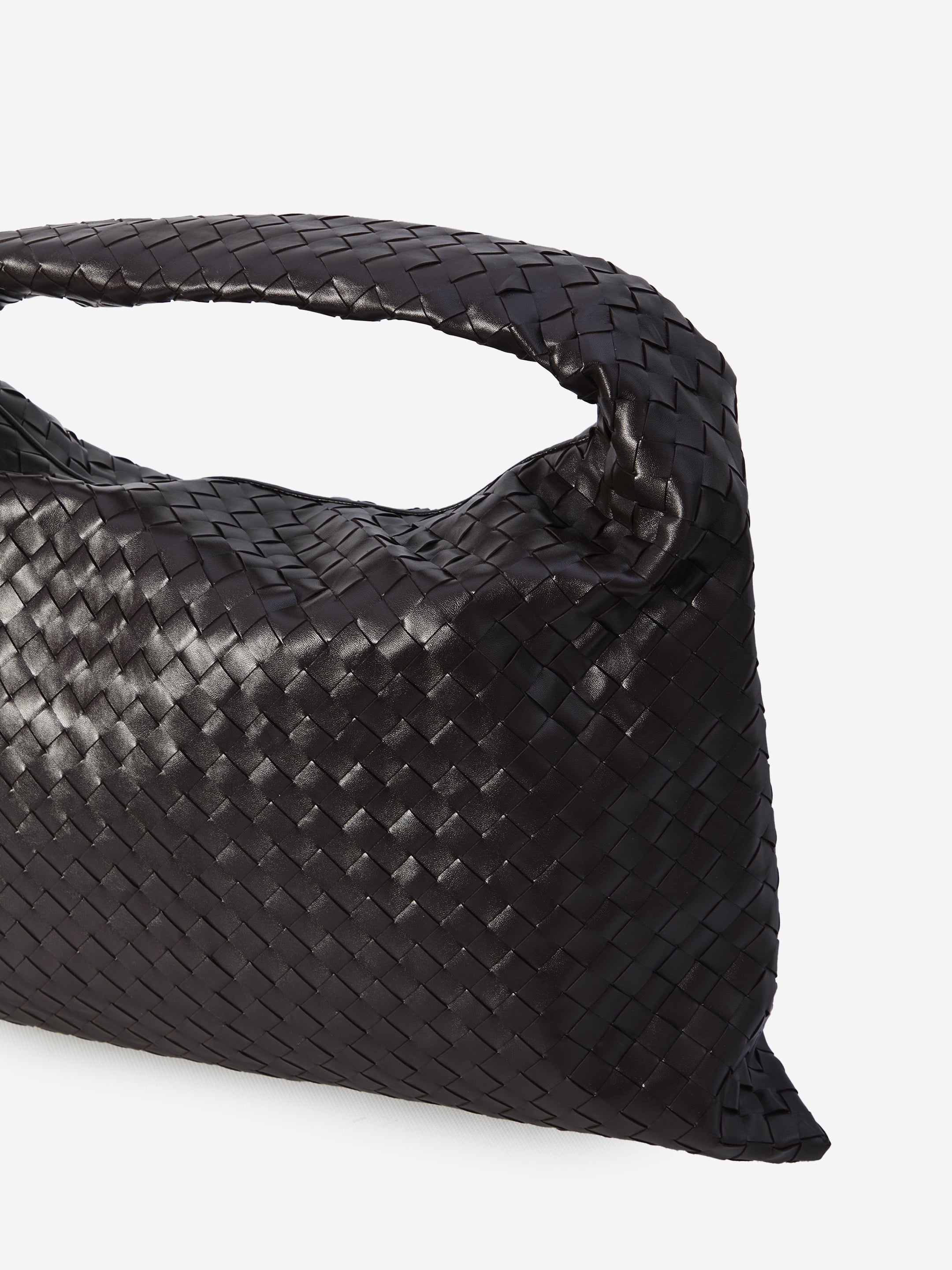 BOTTEGA VENETA OS brown large hop bag