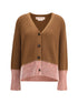 MARNI 40 bi color cardigan in viscose