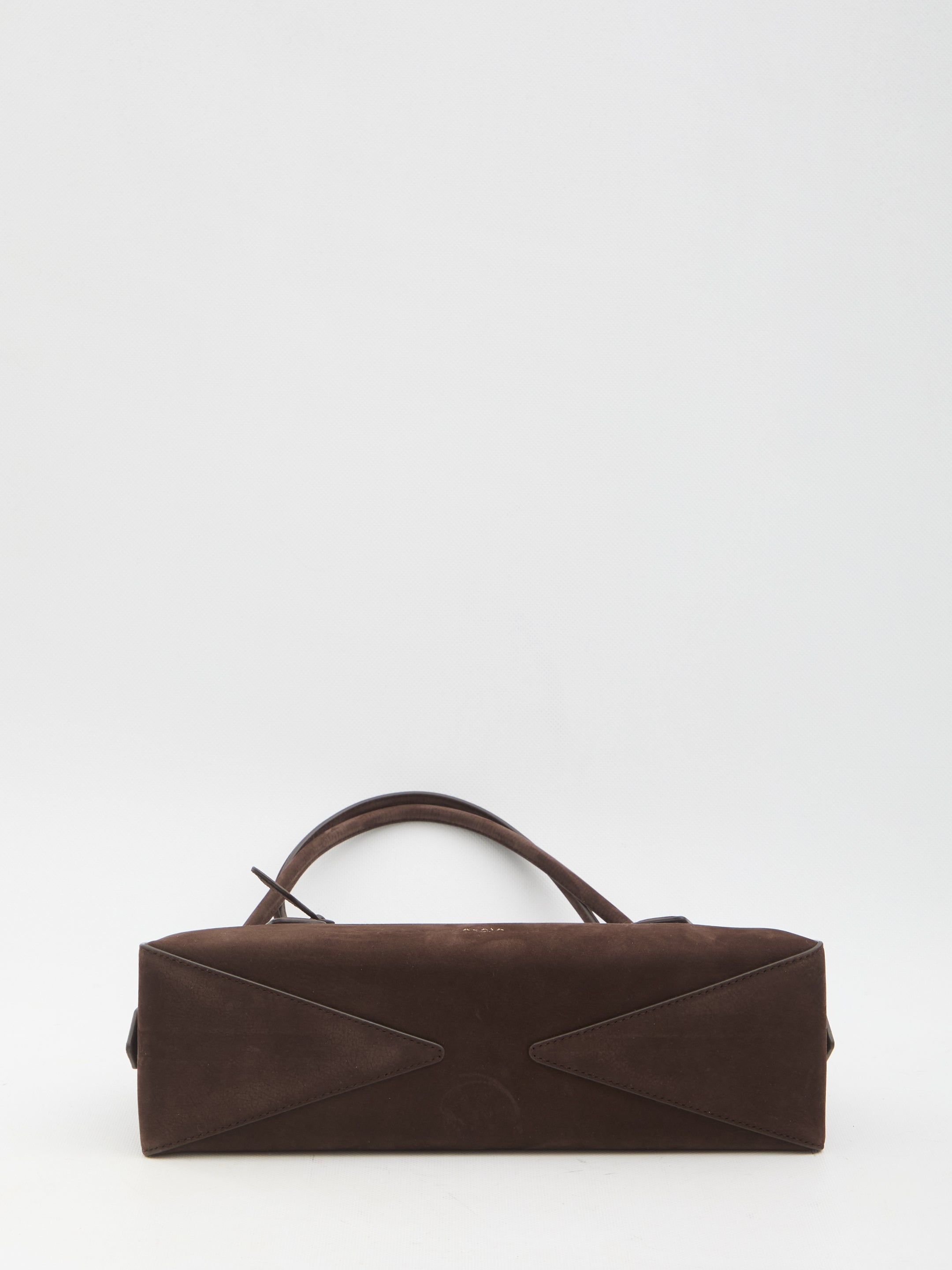 ALAIA OS le teckel medium bag in nubuck