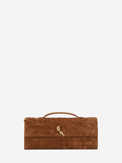 brown andiamo clutch bag