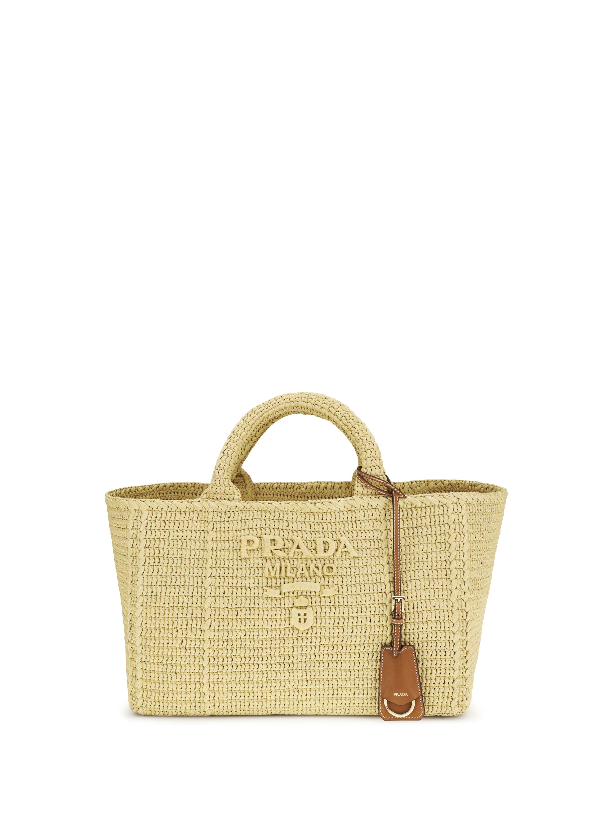 Prada Large Crochet Tote Bag | Modecraze – MODECRAZE