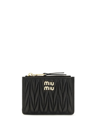 leather wallet with logo