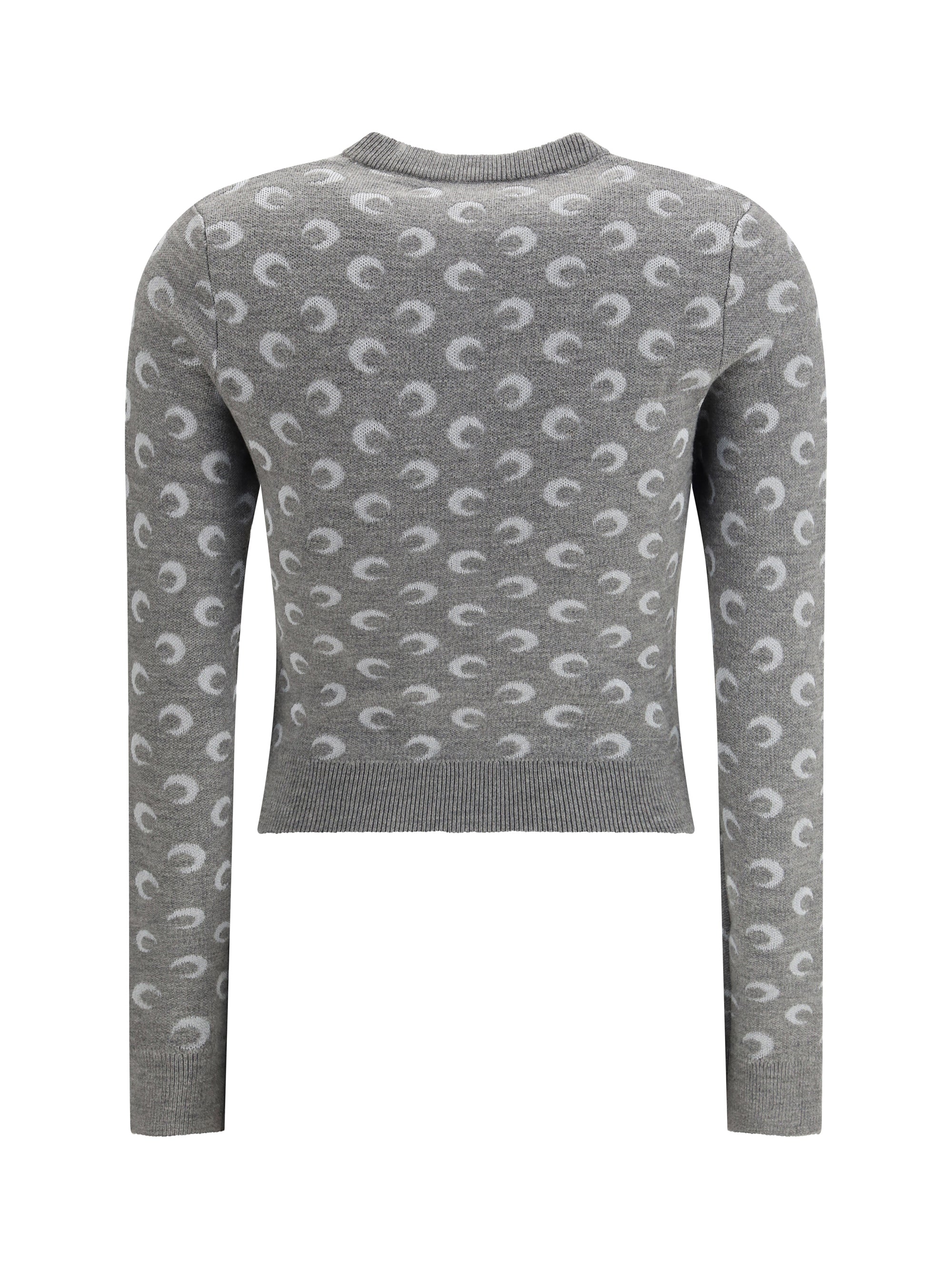 MARINE SERRE M moon wool cardigan