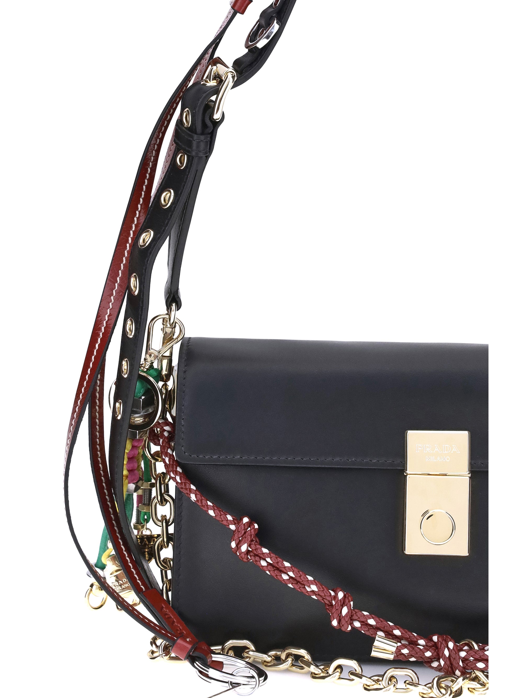 PRADA OS soft sound small shoulder bag